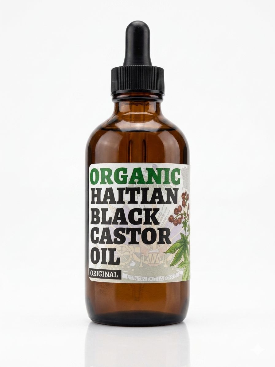 Aimée Organic Haitian Black Castor Oil - 2 OZ