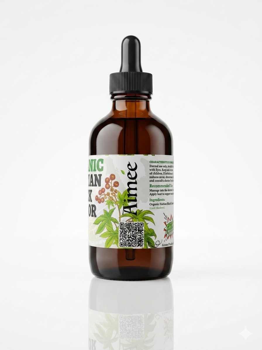 Aimée Organic Haitian Black Castor Oil - 2 OZ - Image 2